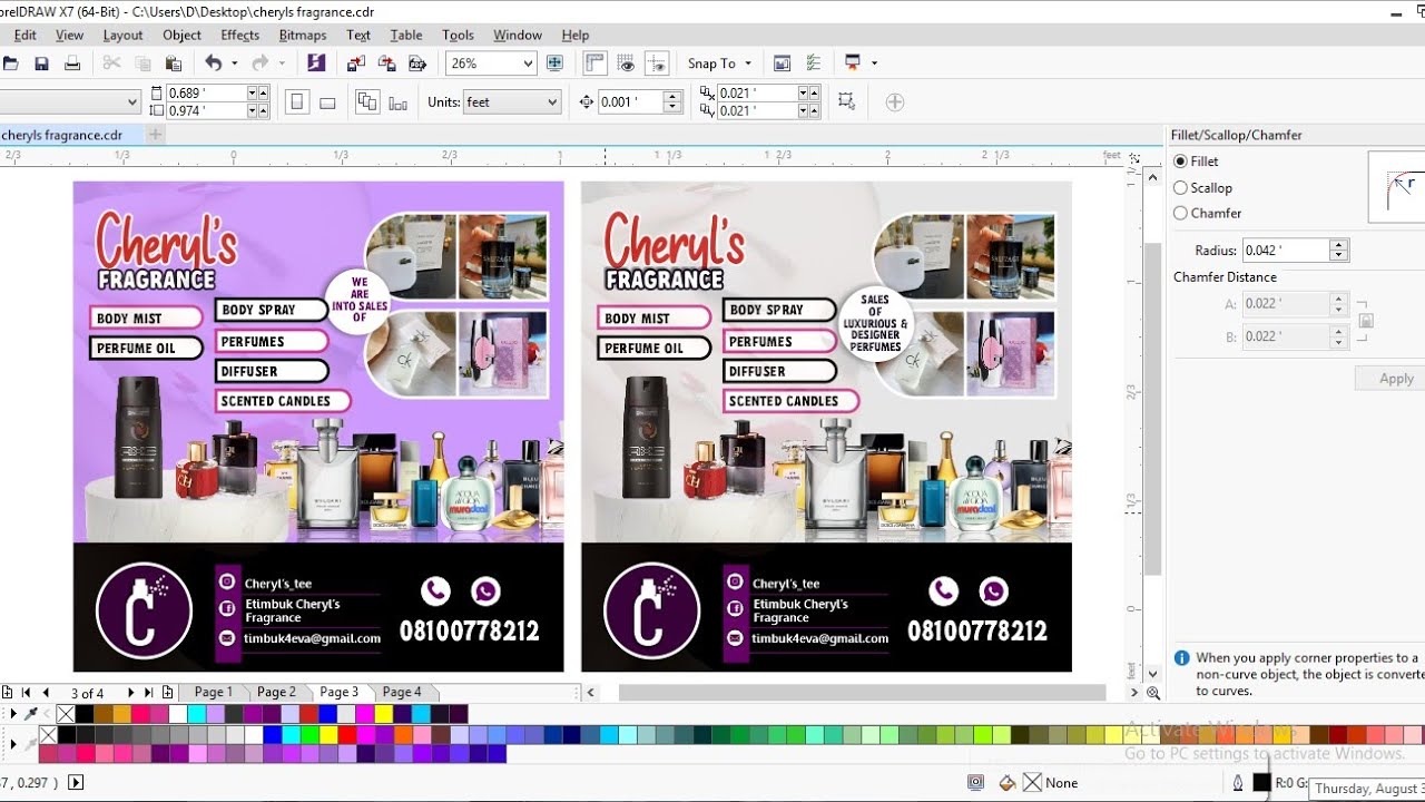 From Novice to Pro: Perfume Business Banner Design in Coreldraw Made Easy