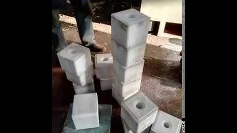 double block 630 ton animal licking salt block hydraulic press machine