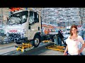Isuzu truck factory manufacturing nseries trucks in japanunited states  production line