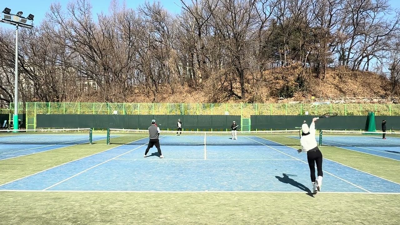 러땡 테니스게임 17개월차 #혼복260216 part.2 원미테니스장