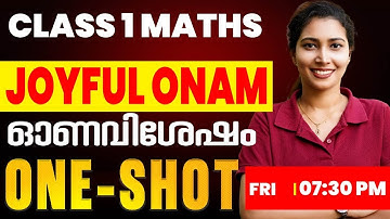 Class 1 Maths | Joyful Onam/ ഓണവിശേഷം | Oneshot | Exam Winner