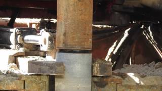 Loading drill pipe and casing together to drill and drive casing.
