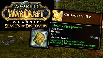 Season of Discovery FIRST Paladin Rune / Crusader Strike