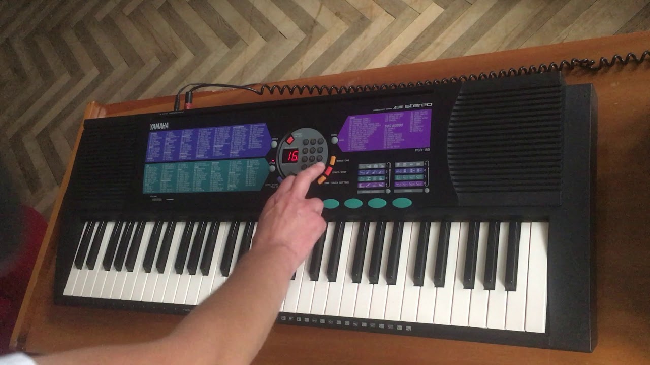 Yamaha PSR 185 - some styles - YouTube