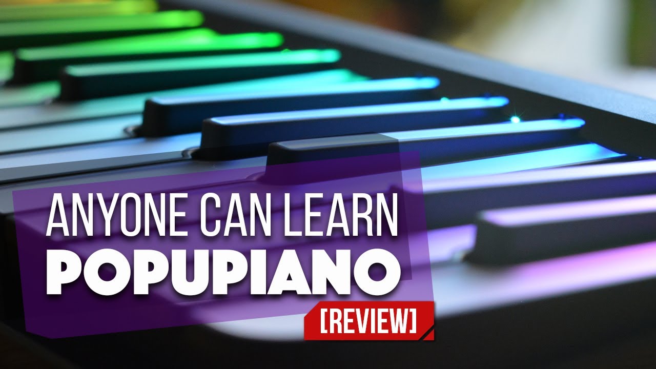 PopuPiano Smart Portable Piano MIDI Controller