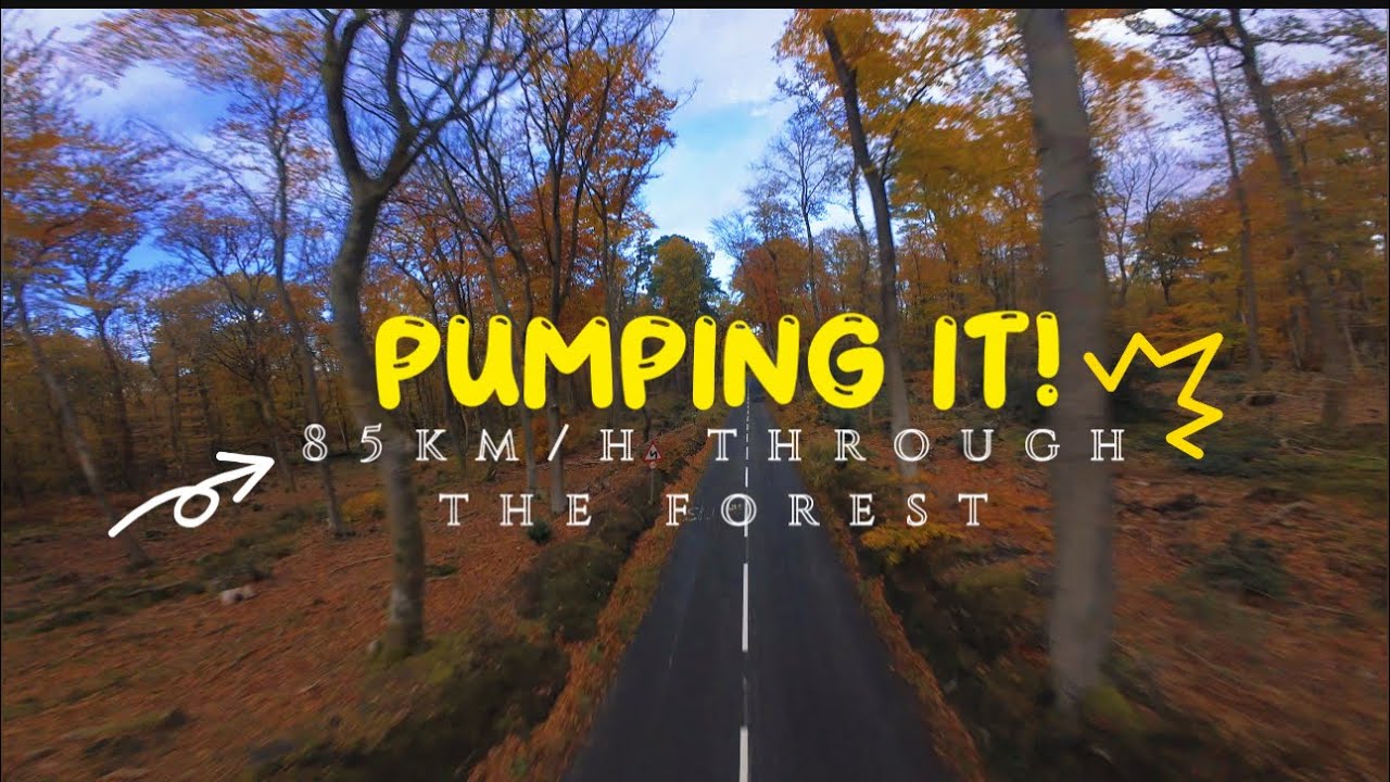 Racing Through The Forest With A New Drone 