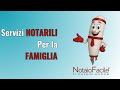 Servizi NOTARILI per la FAMIGLIA