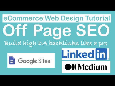 Off-Page SEO Link Building - eCommerce Website Design