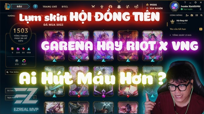 LMHT] REVIEW 5 ACC VIP TRÊN 1200 SKIN | NHIỀU KHUNG, SKIN NGON, GIÁ ỔN ÁP  CHO AE COME BACK SAU DỊCH - YouTube