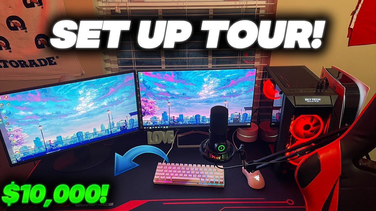 My $10,000 Gaming Setup Tour At 16 Years Old!