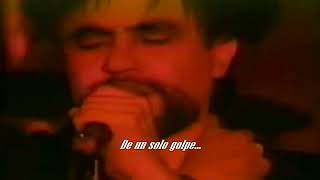 Video thumbnail of "Luzbel - De un solo golpe (letra)"
