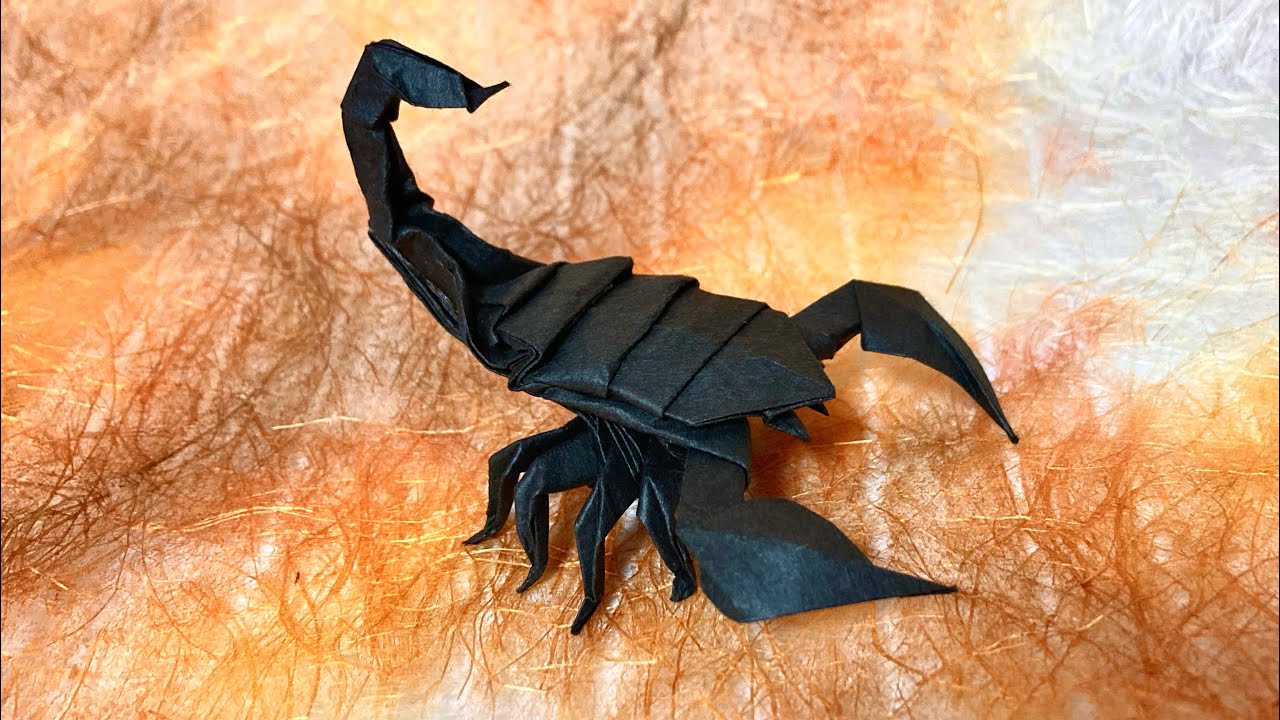 Origami Scorpion How To Fold 折り紙 サソリの折り方 Youtube
