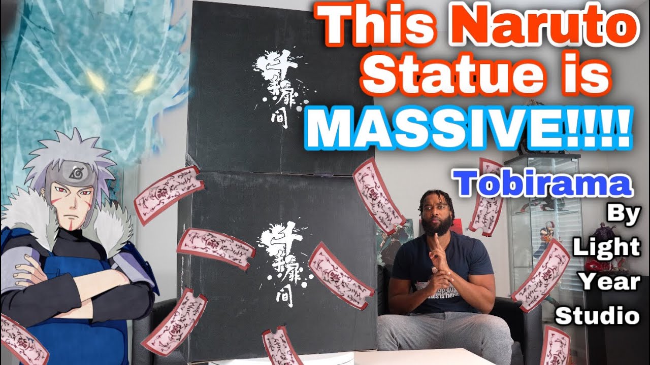Unboxing HUGE! Anime Statue w/ WATER DRAGON + IT LIGHTS UP 