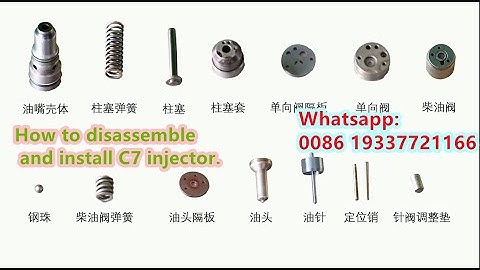 How to disassemble and install C7 injector. ZQYM the tool is for sale.