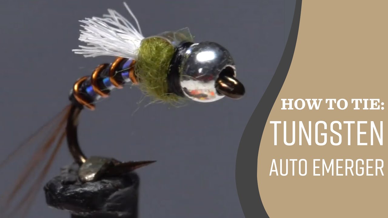 Learn to Tie Flies: Postfly's Tungsten Auto Emerger Nymph Fly Pattern for Trout Fly Fishing