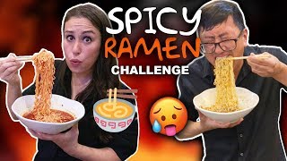 We Compete in a Spicy Ramen Challenge 🍜🥵