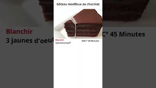 Gâteau ultra moelleux au chocolat #shorts