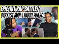 EPIC 1V1 RAP BATTLE!! - DARKEST MAN V HARRY PINERO - REACTION