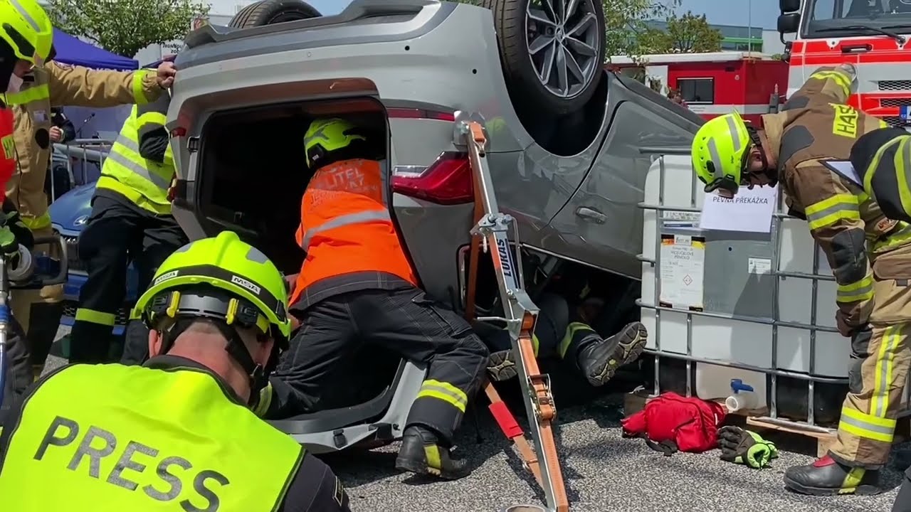 Soutěž JSDHO a HZS Libereckého kraje ve vyprošťování u dopravních nehod (rok 2023)