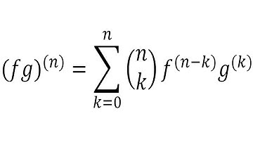 Leibniz rule for derivatives - proof, binomial theorem connection