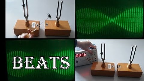 Demonstrating Beat Frequency-Amazing physics experiment #beats #tunning #waves #physicslab