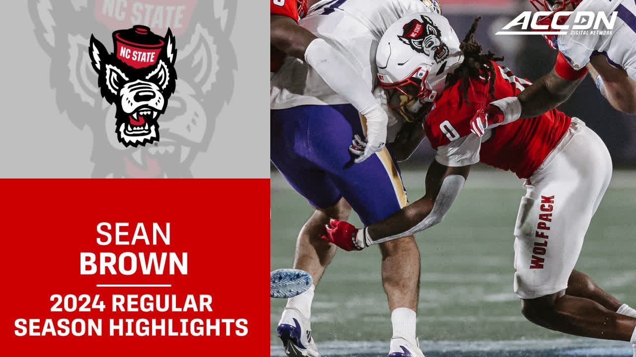 Sean Brown 2024 Regular Season Highlights | NC State Linebacker
