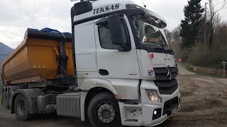 Tır Konvoyu Keskin Virajlar Aşırı Korna Içerir Hd1080P