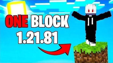 ONE BLOCK MAP FOR MCPE 1.21 🔥 || ONE BLOCK MINECRAFT PE 1.21 MEDIAFIRE LINK || 