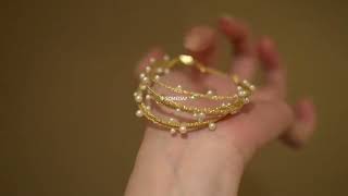 Handmade Crystal Bracelet ✨ | DIY Jewelry That Shines 💎 #Shorts #crystals #jewelry #satisfying #asmr