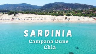 Chia: Campana Dune spiaggia dalla sabbia fine e dorata | Sardegna 2023