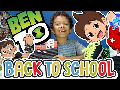 Back To School HAUL + BEN 10 SURPRISE! *Hint It''s Like YO-KAI WATCH! + HEELYS! ✳ TottyChoCho