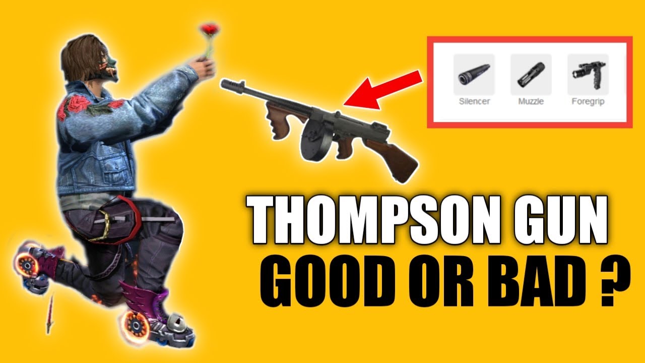How to use Thompson Gun in Free Fire ? YouTube