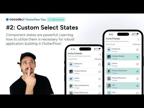 FlutterFlow Tip #2: Custom Select Options in FlutterFlow