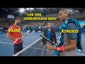 El partido de tenis que se convirti en un circo kyrgios vs paire