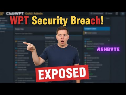 Top Cyber Security Expert Reveals Latest HACKS on World Poker Tour | ASHBYTE | Oct 29, 2025