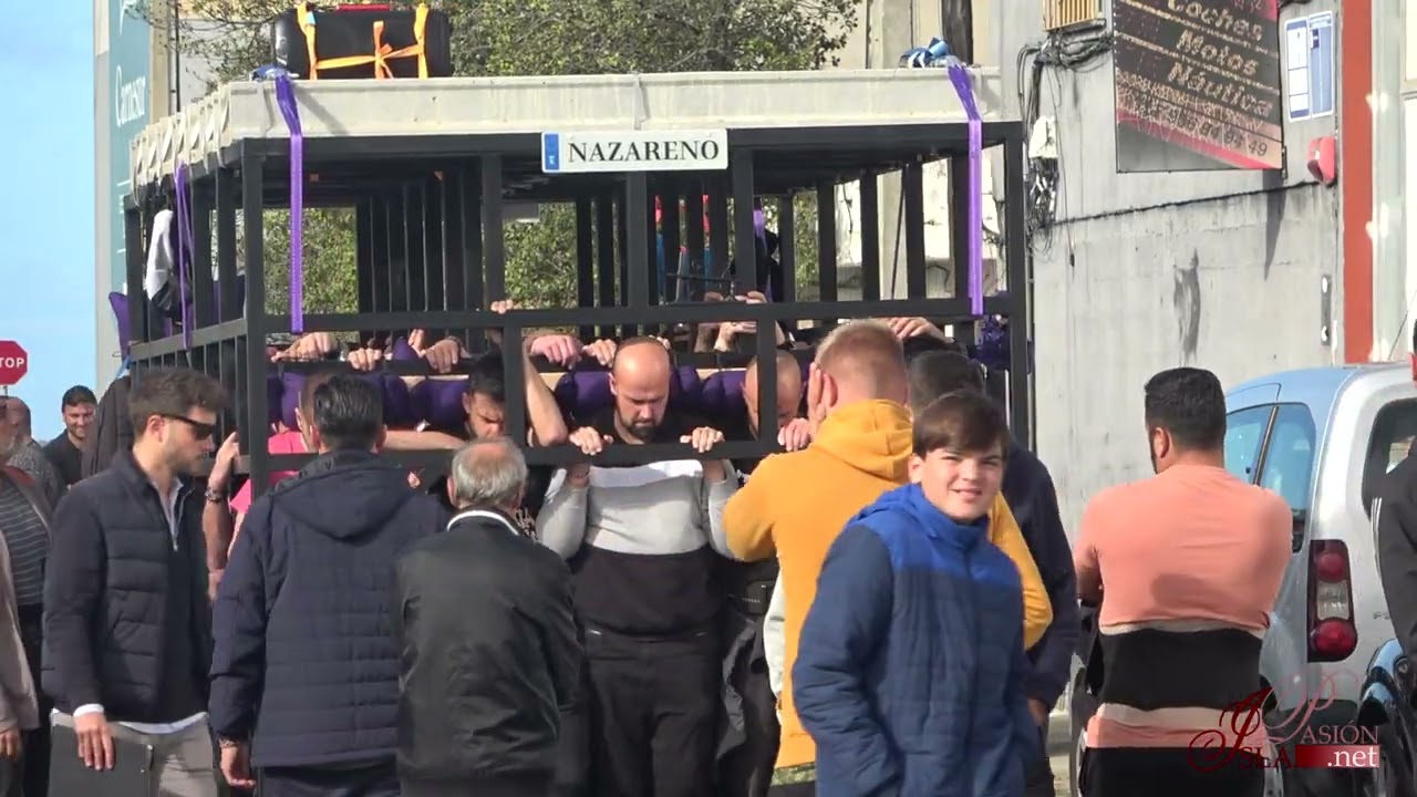 Ensayo cuadrillas hermanos cargadores Nazareno y Virgen de los Dolores Nazareno | 4K | 2024