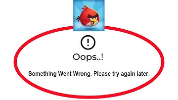 ✅How to Fix Angry Birds 2 App Oops something Went Wrong Error on Android ✅