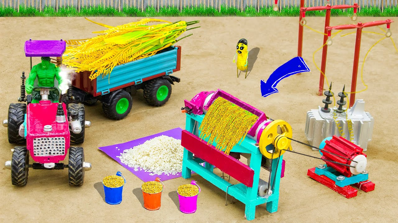 Diy tractor making bulldozer mini | ake your own power station ...