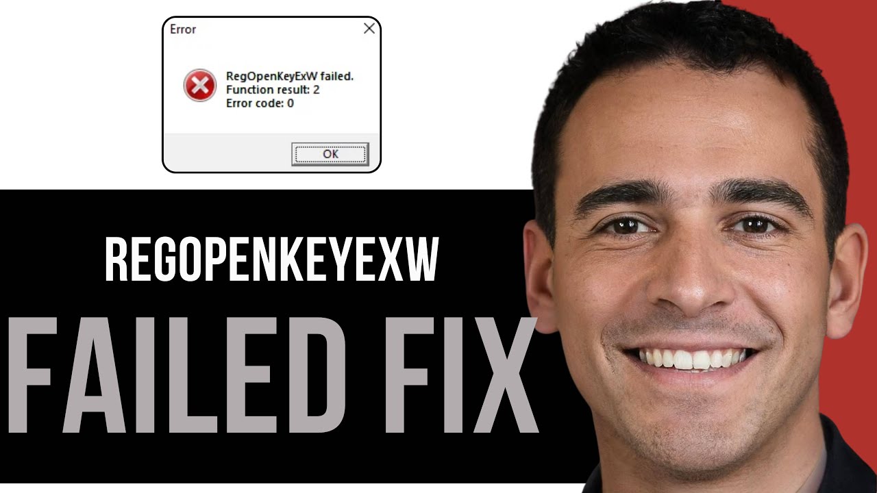 Как исправить ошибку RegOpenKeyExW Failed Function Result 2 Error Code 0 — пошаговое руководство.