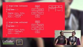 Algorithmique - Affectations et chaînes de caractères #Algo08