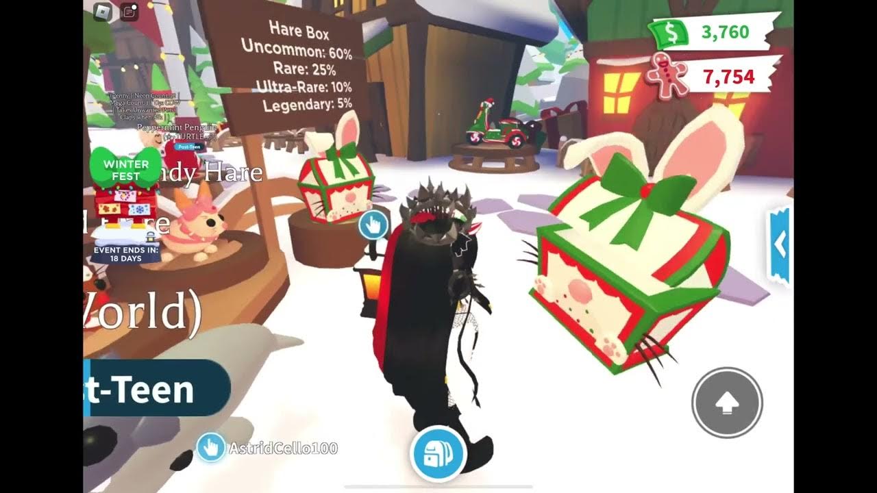 I Got a Hare Box! Adopt Me Roblox Advent Calendar Video 16 - YouTube