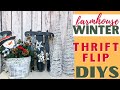 BEAUTIFUL WINTER THRIFT FLIPS | FARMHOUSE WINTER DECOR