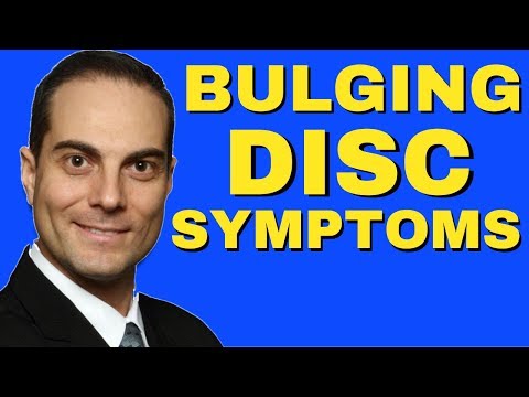 BULGING DISC SYMPTOMS What Are The Symptoms Of A Bulging Disc In Your Lower Back? Dr Walter Salubro