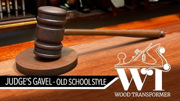 Woodturning with Wood and Woodworking How to Make a Gavel