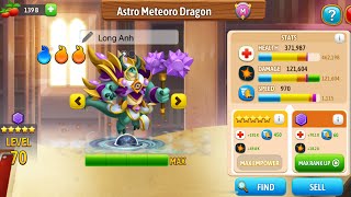 NÂNG CẤP RỒNG ASTRO METEORO 5 🌟 | DRAGON CITY 