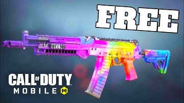 How To Get The Ak117 Color Burst + More For FREE! Call Of Duty Mobile!