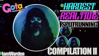 Gota.io Realtime Splitrunning Compilation Il ♥ IamWarden ♥ *Hardest Split*