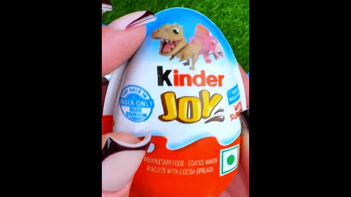 🦖 Kinder Joy Blue Edition Dinosaur Adventures ASMR Unboxing! #kinderjoy #dinosauradventures #asmr