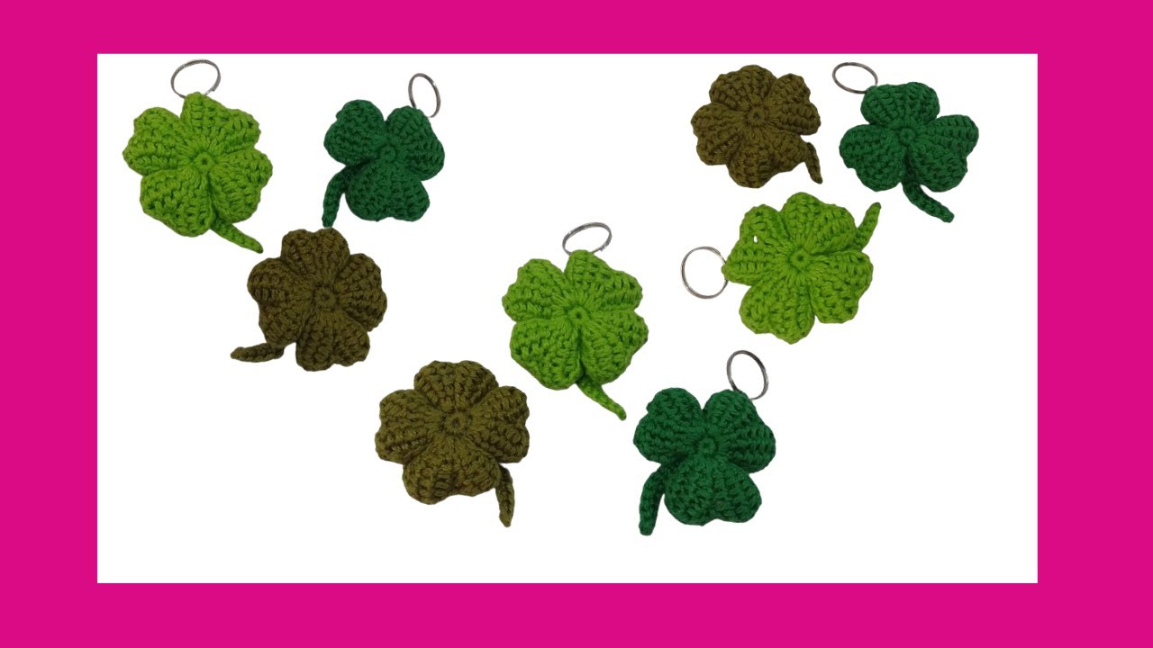 ☘️TREVO DA SORTE:😍 (passo a passo bem simples)