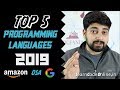 Top 5 programming language in 2019 with Learning Paths
